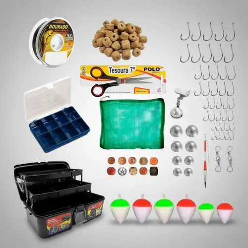 Maleta Arqplast Kit de Pesca Básico Completa com Acessórios