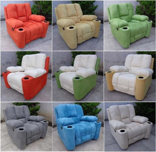 Imagen 4 de 12 de Sillón Reclinable Fijo Salas Sillones Envío Inmediato Sala