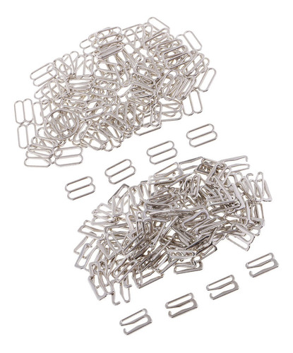 200 Pcs Metal Sutiã Alça Ajustador Slider Gancho Lingerie