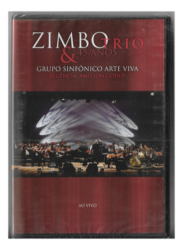 Dvd - Zimbo Trio & Grupo Sinfônico Arte Viva - Ao Vivo