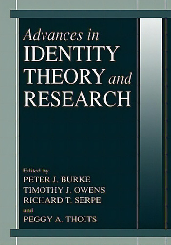 Advances In Identity Theory And Research, De Burke, Peter J.. Editorial Springer Nature, Tapa Blanda En Inglés