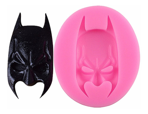 Molde Silicona Mascara Batman Fondant Porcelana Fria