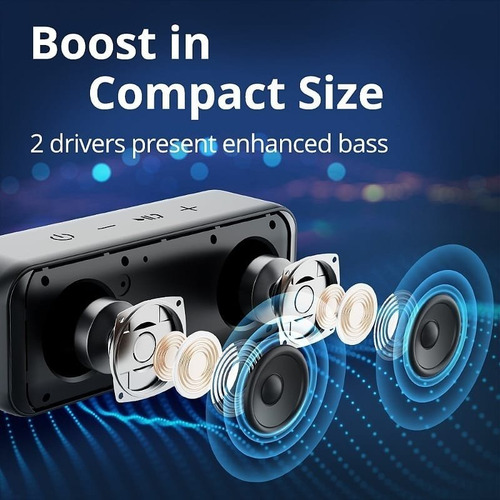 Imagen 4 de 10 de Parlante Bluetooth Inalámbrico Portátil Tipo Jbl O Bose