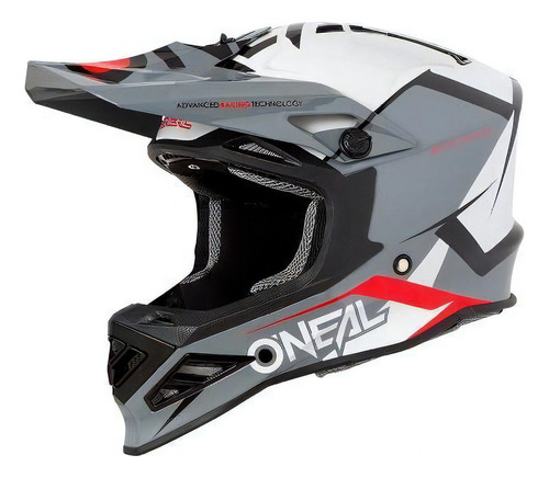 Casco para moto motocross O'Neal 8 Series Blizzard 