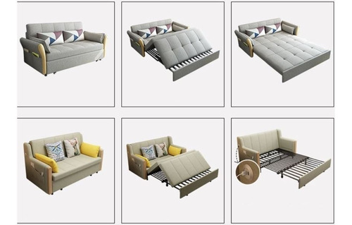 Imagen 10 de 10 de Mueble De Sala - Sofá Cama - Convertible - Sillones