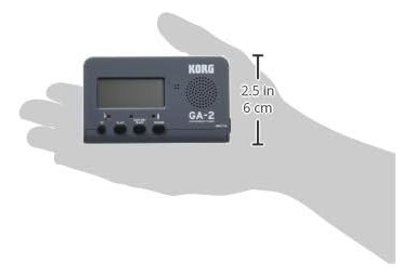 Afinador Cromático Portátil Korg Ga-2 Prateado