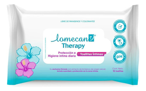 Lomecan V Therapy Toallitas Intimas X 10 Unidades