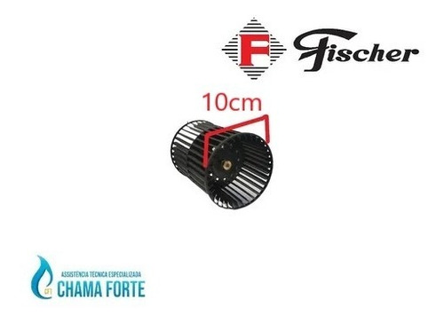 Imagem 1 de 1 de Rotor Hélice De Ventilação Fischer (10 Cm Diâmetro) Turbina