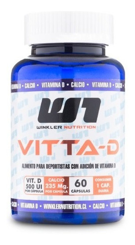 Vitamina D3 (vitta D) 60 Cápsulas Winkler Nutrition