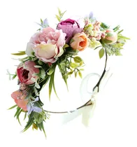 Comprar Coronas Para Decoración De Flores Para Bodas, Aros De Pelo D