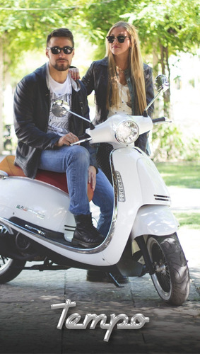 Imagen 23 de 25 de Moto Scooter Beta Tempo 150 Deluxe Vintage Blanca Patentada