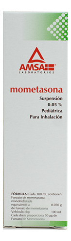 Mometasona Inhalación Nasal 0.05% 18 Ml Suspensión 140 Dosis