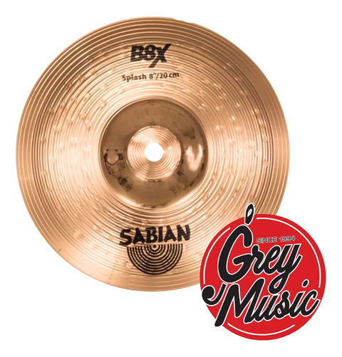 Sabian Splash De 8 B8x B8 Martillado - Grey Music -