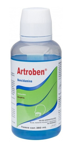 Artroben Bencidamina Solución Bucal Frasco Con 360 Ml