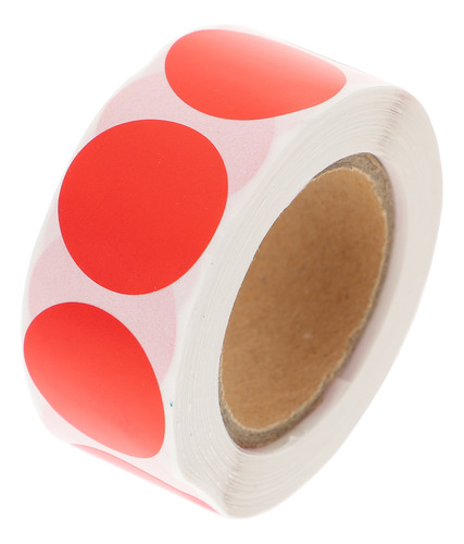 1 Rollo De Etiquetas Autoadhesivas, Pegatinas Con Puntos Cir