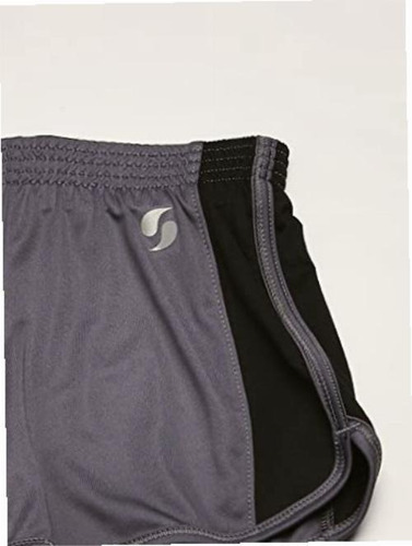 Shorts Soffe Big Track Shortie Shortie para meninas, bronze/preto