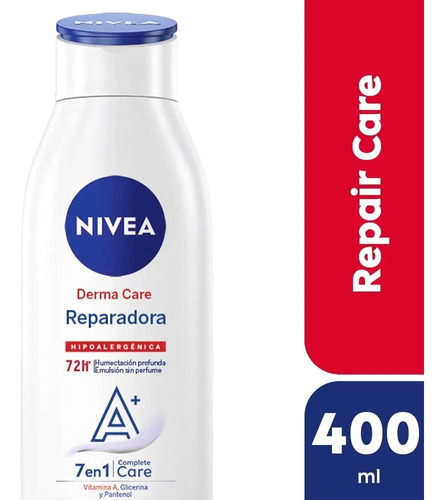 Crema Corporal Nivea Derma Care Reparadora 7 En 1 X 400 Ml