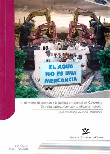 El Derecho De Acceso A La Justicia Ambiental En Colombia. Entre La Validez Formal Y La Eficacia Material, De Javier Gonzaga Valencia. Editorial U. De Caldas, Tapa Blanda, Edición 2014 En Español