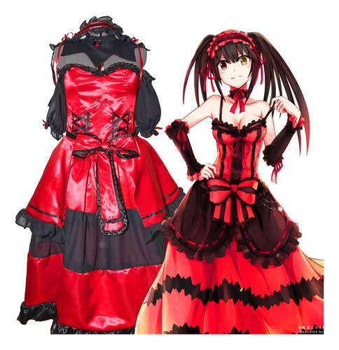 Cosplay De Kurumi Tokisaki Anime Steel Angel Kurumi Hallowen