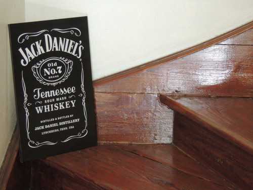 Cuadro Decorativo X4 Whisky Cerveza Fernet 15x20cm Ideal Bar