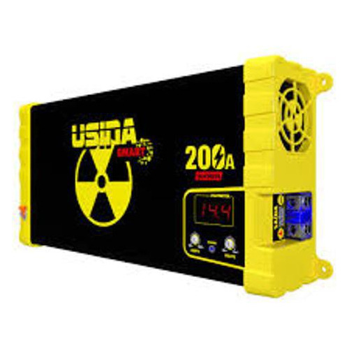 Carregador Usina 200a C/ Medidor Bateria 12,5v-14,4v 2500w