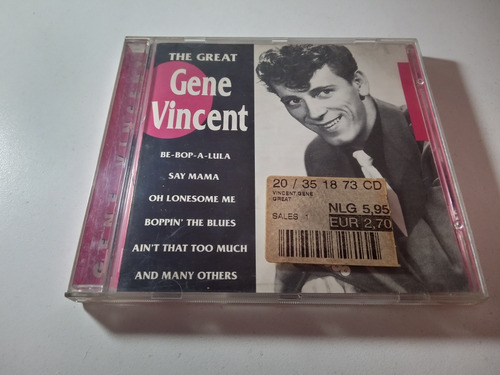 Gene Vincent (be-bop-a-lula) The Great Gene Vincent - Cd 