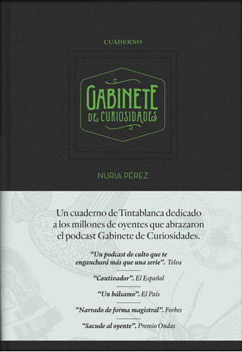 Cuaderno Gabinete De Curiosidades (pre-venta), De Perez, Nuria. Editorial Tinta Blanca En Español