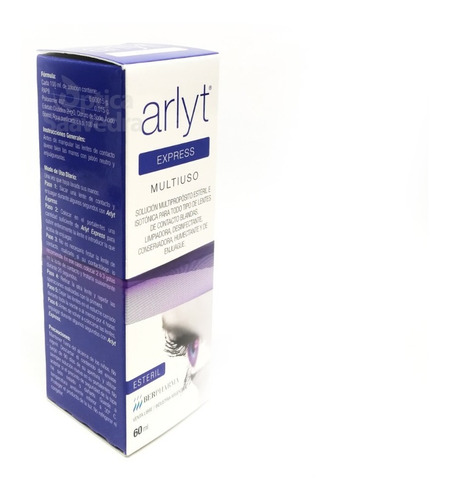 Imagen 1 de 3 de Arlyt Express 60 Ml Solucion Para Lentes Contacto Optica