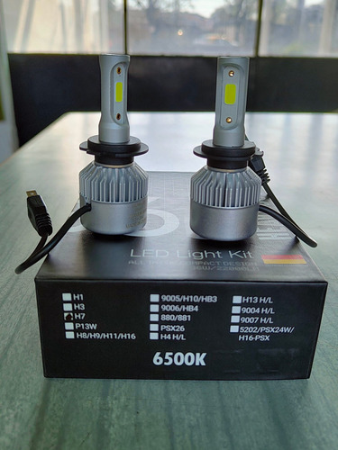 Kit Lamparas Led H7 12-24v 6500k 