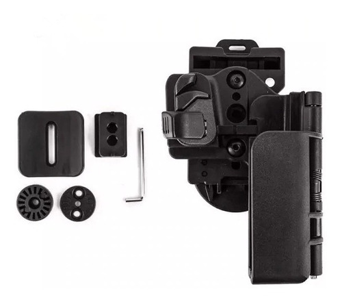 Funda Táctica Porta Arma Rápida Pistola Glock Corta Cartucho