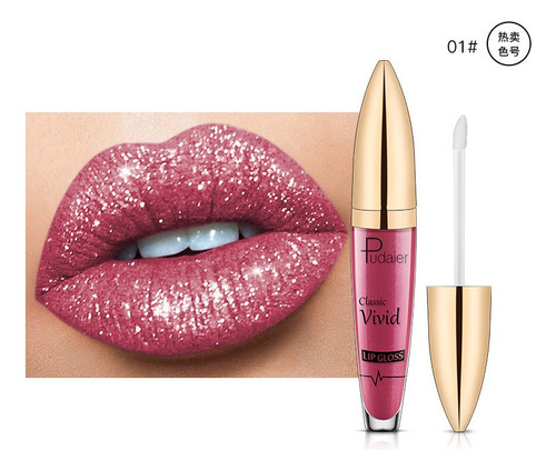 Lápiz Labial Líquido Mate Diamond Pearl, 6 Piezas, 18 Colore