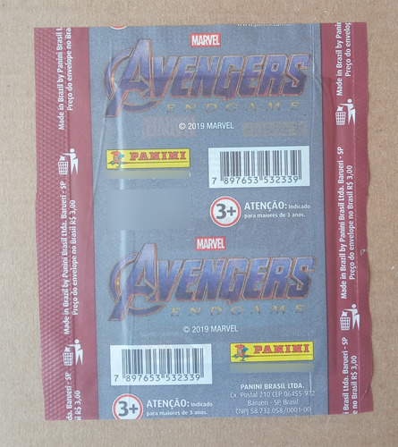 Capitão América - 3a Série/panini N° 2 - A Verdadeira América (lacrada) + 1 Envelope Com 4 Figurinhas + 1 Card Do Álbum Vingadores: Endgame