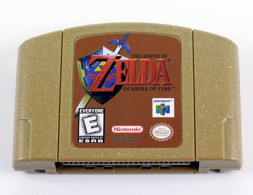La leyenda de Zelda Ocarina Of Time Nintendo 64 Gold Salva