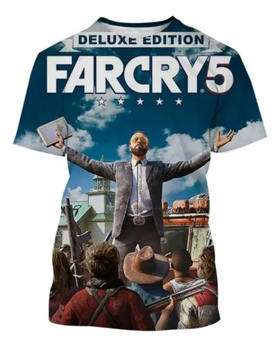 Camiseta Casual De Hombre Con Estampado 3d Far Cry