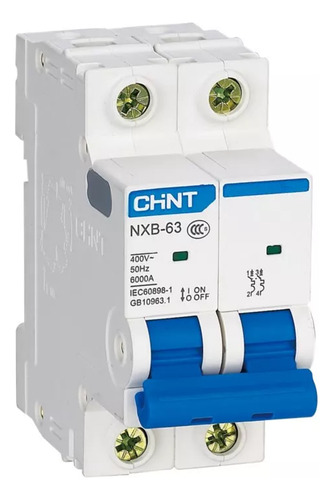 Interruptor Termomagentico 2x20a Chint Nxb-63