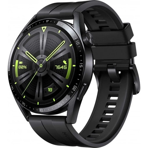 Smartwatch Huawei Gt3 46mm 4gb 32mb Gps Bluetooth Preto Gt 3 Cor Da Pulseira Preto Cor Da Caixa Preto Cor Do Bisel Preto