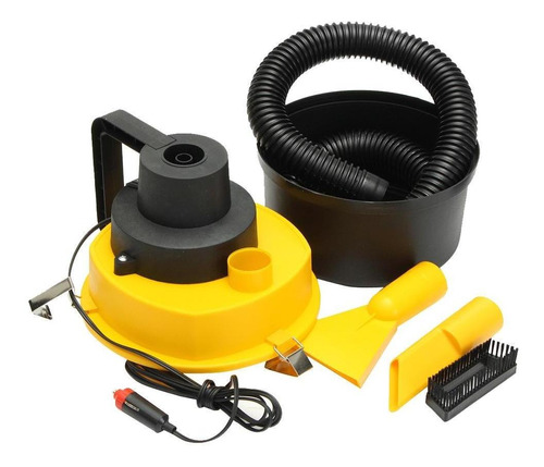 Mini Aspirador De Coche Portátil De 12 V Y 120 W, Color Amar