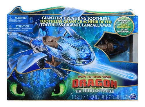 Imagen 2 de 8 de Como Entrenar Dragon Chimuelo Lanza Llama Brilla Oscuridad