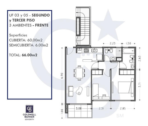Venta Departamento 3 Ambientes A Estrenar Villa Urquiza Balcón Y Cochera Opcional