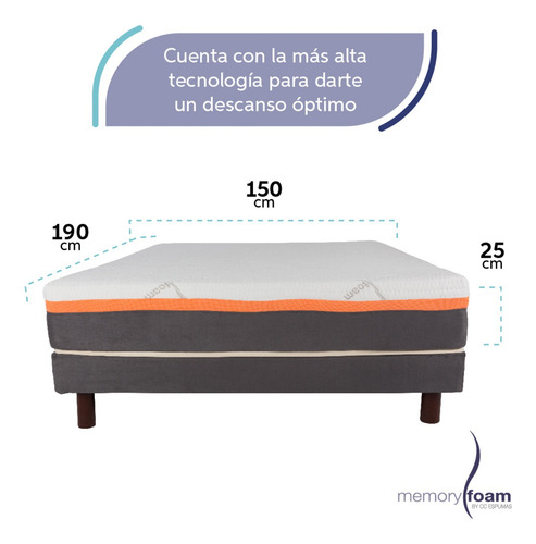 Colchón Memory Foam Better Queen Size