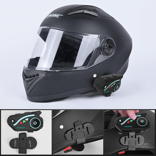 Intercomunicador Bluetooth Para Motociclos V8 5.2 Com Fm ...