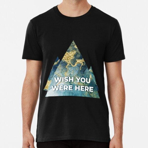 Remera Wish You Were Here Pink Algodon Premium