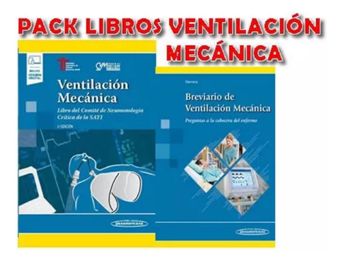 Pack Ventilación Mecánica Sati .y Brevario Libros Nuevos