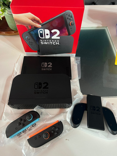 Nintendo Switch 2 Nueva -stock Disponibles Con Mario Kart Negro