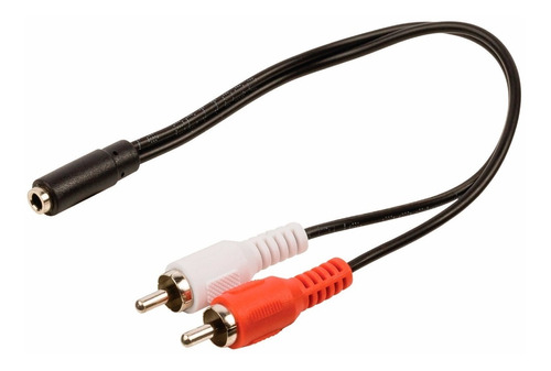 Imagen 1 de 1 de Puntotecno - Cable Adaptador Audio Plug 3,5 H A 2 Rca
