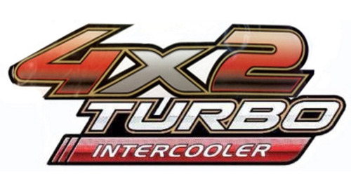 Sticker Calco Pegotin Vinilo 4x2 4x4 Turbo Intercooler.x Par