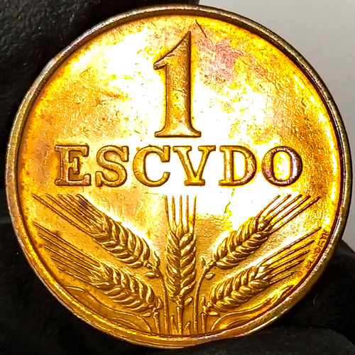 Portugal 1 Escudo 1973 Antigua Moneda Colección (Usado)