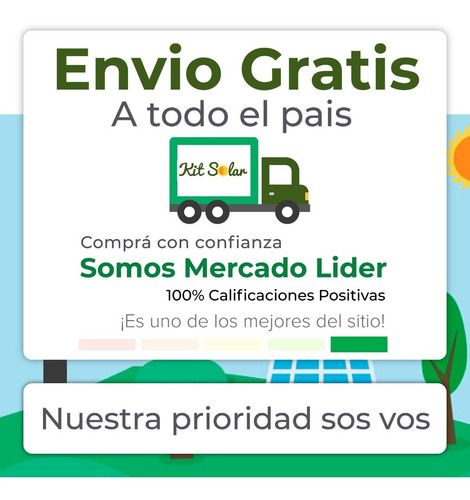 Kit Solar Paneles 8 X 330w On Grid Trifasico Inyeccion 3on