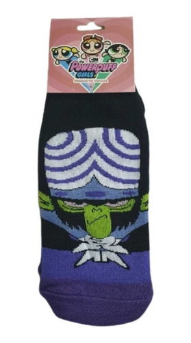 Medias Soquetes Mojo Jojo Modelo 2 - Powerpuff Girls