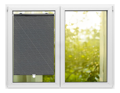 Enrollabl Cortina Opaca Portátil Con Ventosas Para Ventana